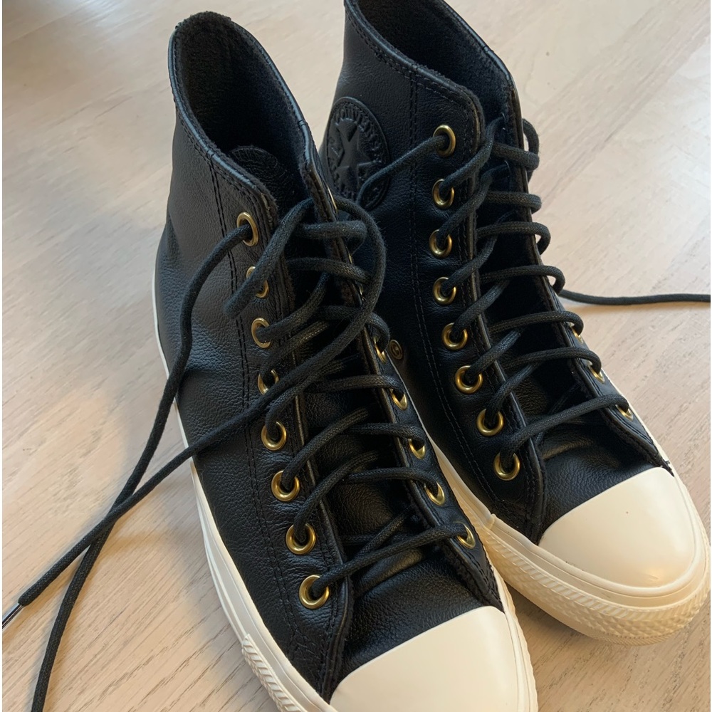 Converse leather high top